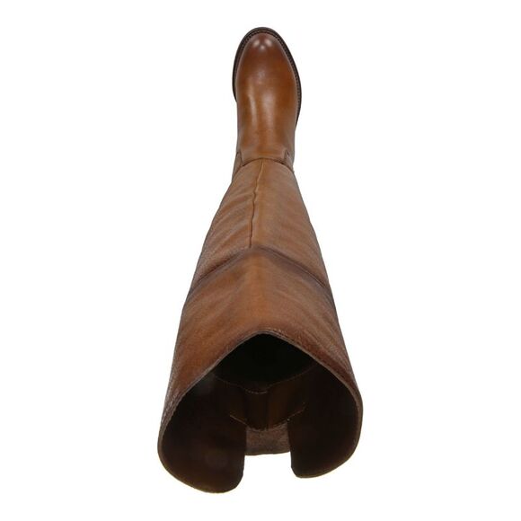 FRANCO SARTO Womens Brown Over The Knee Haleen Round Toe Leather Boots 5.5 M - Picture 3 of 4